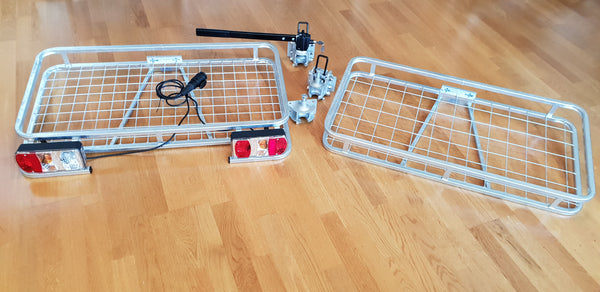 Cargo platforma su sukabintuvu ant vilkimo kablio (farkopo)