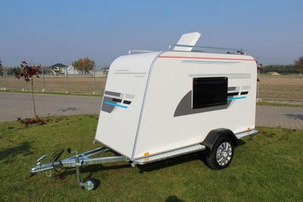 Lengvoji priekaba Mini CargoCamp - kroviniams ir poilsiui